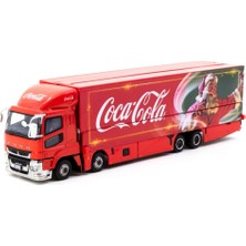 NW NessiWorld 1/64 Mitsubishi Fuso Super Great Coca-Cola Santa Truck
