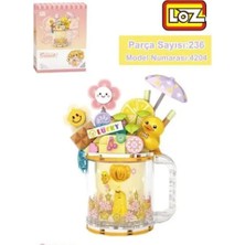 NW NessiWorld LZ-4204 Nessiworld Sarı Ördek Dondurma Kupası 236 Parça Block Oyuncak