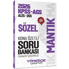 Anla Kazan Yayınları Yönerge 2026 Kpss Meb-Ags Ales Dgs Sözel Mantık Konu Özetli Soru Bankası Çözümlü