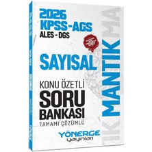 Anla Kazan Yayınları Yönerge 2026 Kpss Meb-Ags Ales Dgs Sayısal Mantık Konu Özetli Soru Bankası Çözümlü