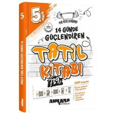Anla Kazan Yayınları Ankara 2026 5. Sınıf 14 Günde Güçlendiren Tatil Kitabı