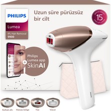 Philips Lumea 9900 Serisi BRI951/03 IPL Tüy Alma, SkinAI,Vücut,Yüz,Koltuk altı,Bikini,4 Başlık,Çanta