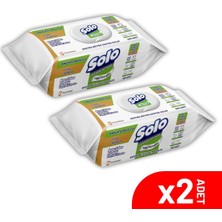 Solo Yüzey Temizlik Mendili Doğal Güç Beyaz Sabun 2 Li