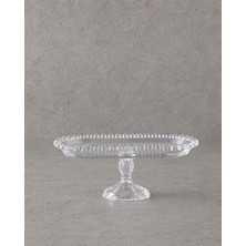 Feyza Design Miny Cam Ayaklı Şeffaf Sunumluk, Şık ve Dayanıklı Tasarım