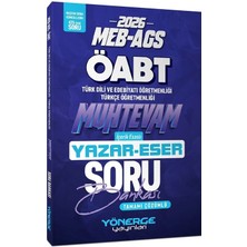 Anla Kazan Yayınları Yönerge Öabt Meb-Ags Türk Dili Edebiyatı - Türkçe Öğretmenliği Muhtevam Yazar Eser Soru Bankası Çözümlü