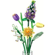 NessiWorld LZ1672 Loz Çiçek Blok Seti 534 Parça-Vagon Life