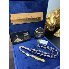 24 Ayar Altın Parçacıklı Altın Tesbih Özel Tasarım 14 Ayar Altın Kaplama Püsküllü