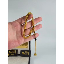 Bilek Boy Özel Master Serisi Ateş Kehribar 22 K Altın Kaplama Püskül