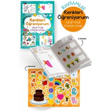 Lisinya Kavramlar – Renkleri Öğreniyorum – Çıkartmalı Etkinlik Kitabı - 3 Yaş +