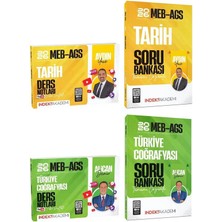 Anla Kazan Yayınları Indeks 2026 Meb-Ags Tarih + Türkiye Coğrafyası Ders Notları + Soru Bankası 4 Lü Set