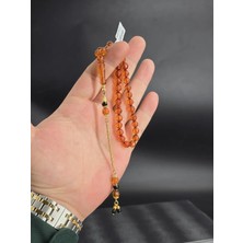 Bilek Boy Faseta Model Özel Işçilikli Serisi Rus Damla Kehribar (Amber), (مسبحة قطرة كهريبار)