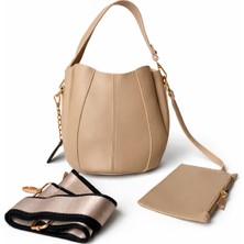 Moon Çanta Nox Omuz Çantası Vizon