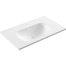 Serel - Nita 48X80 cm Tezgah Etajerli Mobilya Dolap Uyumlu Lavabo Outlet - NT42TDS110H-