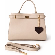 Moon Çanta Yelena Omuz Çantası  Vizon