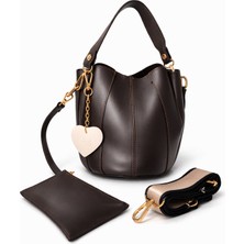 Moon Çanta Nox Omuz Çantası Kahve