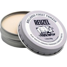 Reuzel Kil Bazlı Orta Düzey Tüm Gün Tutuşlu Suda Çözünür Şekillendirici Mat Bitişli Pomad 35 gr