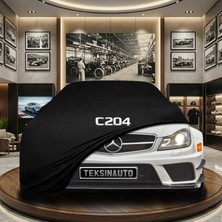 ULTRASHOP Mercedes C Serisi C204 Coupe (2007-2014) Siyah Kumaş Oto Branda Araca Özel Penye Araba Brandası Araç Örtüsü