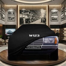 ULTRASHOP Mercedes E Serisi W123 (1976-1986) Siyah Kumaş Oto Branda Araca Özel Penye Araba Brandası Araç Örtüsü