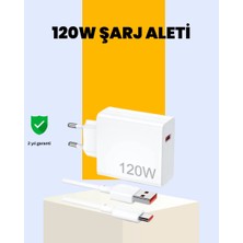 Zenvia 120 Watt Type C Hızlı Şarj Cihazı  Reno 4 5 6 Uyumlu ZNV-HBY3245