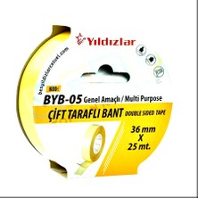 Yıldızlar Çift Taraflı Bant 36MMX25M - 2 Adet