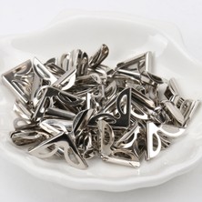 Zedhobi 50 Gram (85-95) Adet Kitap Köşesi Köşebent Metal Gümüş Renk Yasin Kuran Köşe Kaplaması