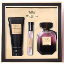 Victoria's Secret Bombshell Oud Edp 100 ml + Rollerball 7 ml + Fragrance Wash Gel 100 ml + Fragrance Lotion 250 ml + Fragrance Mist 250 ml Kadın Parfüm Seti