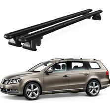 Today Auto Volkswagen Passat B7 Sw (2010-2015) Uyumlu Siyah Ara Atkı Port Bagaj Tavan Barı