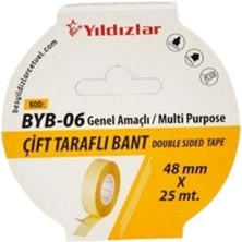 Yıldızlar Çift Taraflı Bant 45MMX25M - 2 Adet