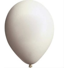 Vatan Gemar Beyaz Renkli Balon 26CM - 20 Adet
