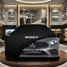 ULTRASHOP Mercedes Cls Serisi W257 (2018-) Siyah Kumaş Oto Branda Araca Özel Penye Araba Brandası Araç Örtüsü