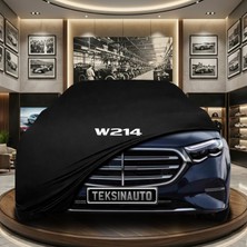ULTRASHOP Mercedes E Serisi W214 (2023-) Siyah Kumaş Oto Branda Araca Özel Penye Araba Brandası Araç Örtüsü