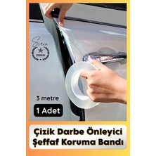Svein #kapıkoruma 1 Adet 3 Metre Oto Kapı Çizik Önleyici Şeffaf Koruma Bandı Darbe Koruyucu Iz Bırakmaz