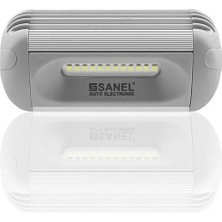 SANEL 12V DIŞ AYDINLATMA LAMBASI (TAVAN LAMBASI) (12*0.5W LED) (SU GEÇİRMEZ) (117*55 MM)