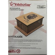 Yıldızlar Demonte 3 Boyutlu Ahşap Maket Anıtkabir