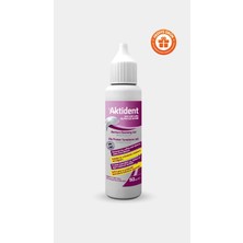 Aktident 50 ml Diş Protezi Temizleme Jeli Nane Aromalı Granülsüz Beyazlatıcı Özellik