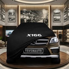 ULTRASHOP Mercedes Gl Serisi X166 (2012-2019) Siyah Kumaş Oto Branda Araca Özel Penye Araba Brandası Araç Örtüsü