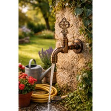 Dorello Osmanlı Tarzı Pirinç Musluk – Dekoratif Dayanıklı Bahçe Musluğu