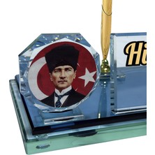 Sentez Masa Üstü İsimlik Atatürk Masa Isimliği Yeni Iş Hediyesi