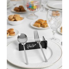 Store Mania Ieg™ 3D Özel Baskı 6’lı Kaşık Çatal Düzenleyici Dekoratif Stand