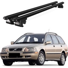 Today Auto Volvo V40 Sw (1995-2004) Uyumlu Siyah Ara Atkı Port Bagaj Tavan Barı