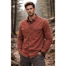 Classics Men Yxc Uzun Kol Slim Fit Erkek Kot Gömlek - 7467