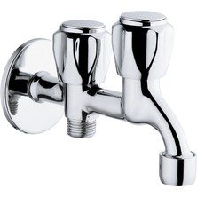 Cisa Çift Çıkışlı Uzun Musluk