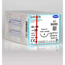 Doğsan Ipek 3/0 26 1/2 YUVARLAK,75CM 1 KUTU 12 Adet