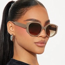 Viberia Kadın Güneş Gözlüğü Kahverengi