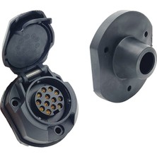 Allestock Römork Soketi Koruma Kapaklı 13 Pin 12V Vidalı Klemensli
