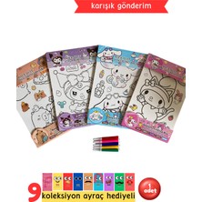 Pembe Yayınevi Çocuk Boyama Kitabı - Sanrio Karakterli Boyama Kitabı - Boyama Kartları