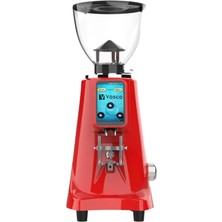 Vosco 74MM Çelik Dişli Profesyonel Kahve Öğütme Makinesi Kırmızı