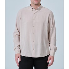 Plus Scorpion Erkek Modal Kumaş Rahat Kalıp Gömlek – Tiril Tiril Hafif ve Konforlu Tasarım