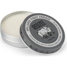Reuzel Extreme Hold Matte Pomade Ekstra Güçlü Tutucu Mat Krem Wax 95 gr
