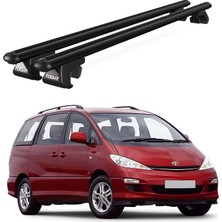 Today Auto Venüs Toyota Estima (2000-2006) Uyumlu Siyah Ara Atkı Port Bagaj Tavan Barı